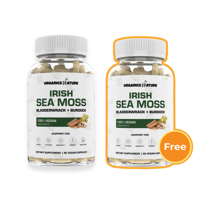 Irish Sea Moss With Bladder Wrack & Burdock Root BOGO